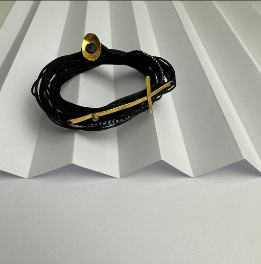 Bracelet siver goldplated