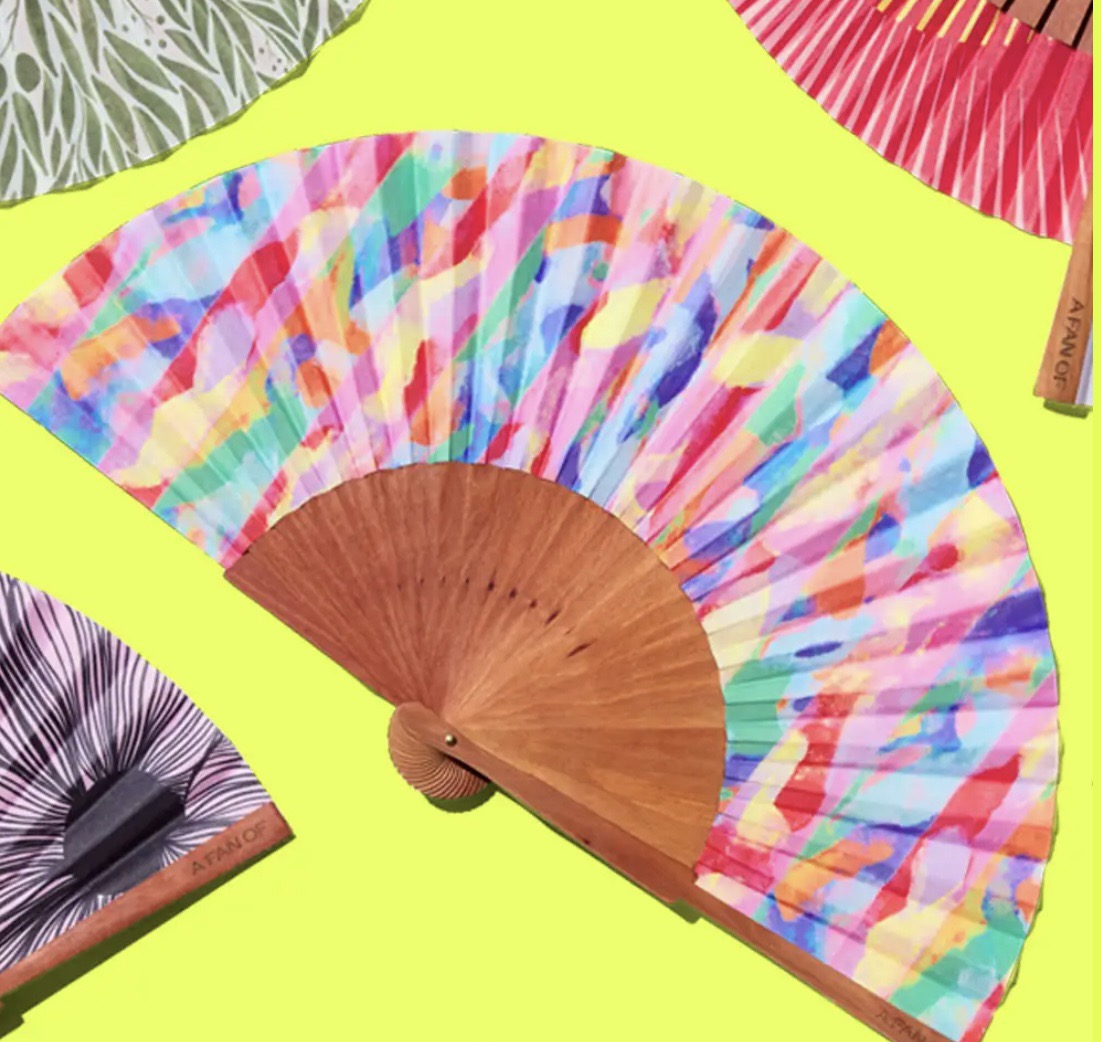 Chromatic Collage Fan