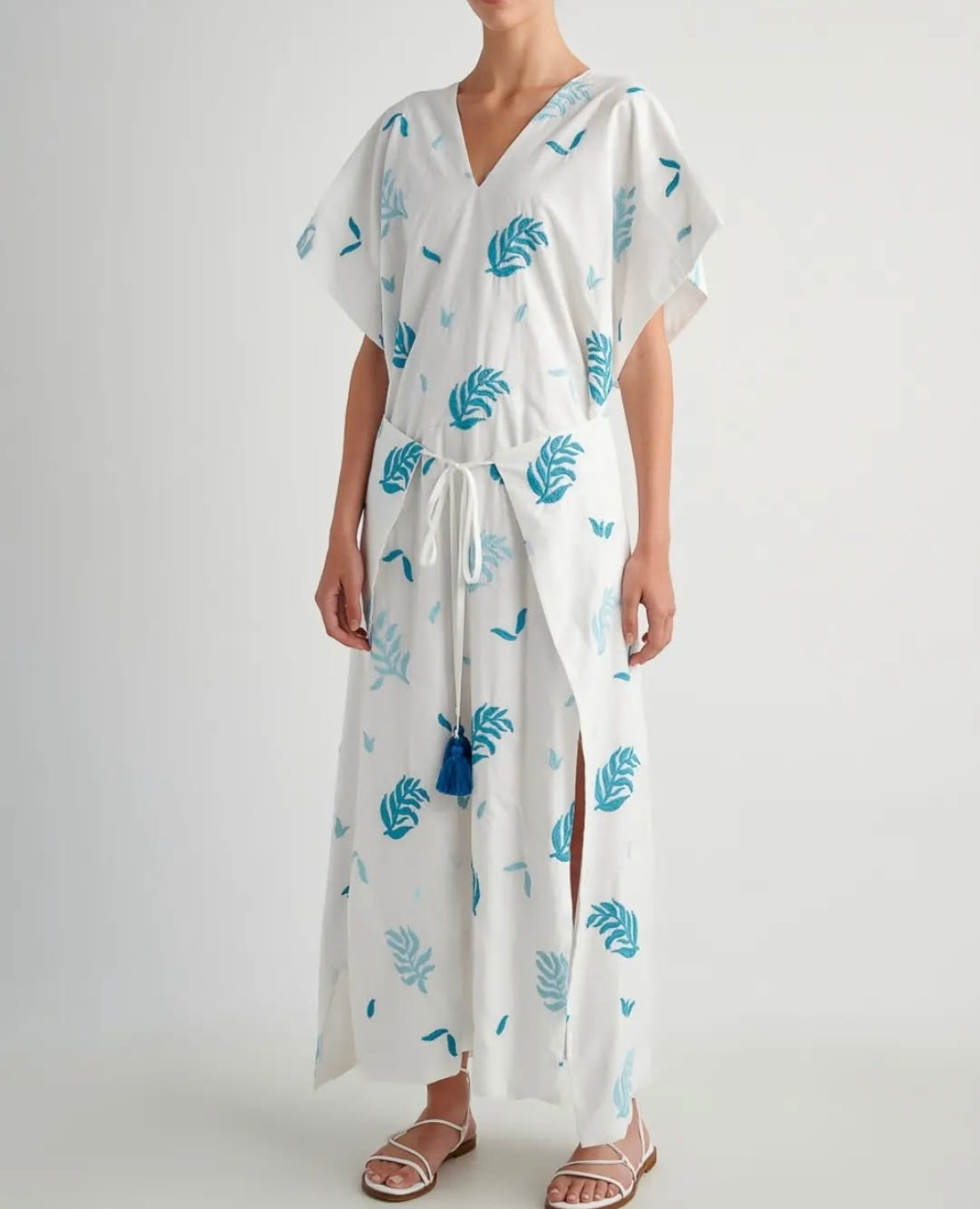 Embroidered Maxi Dress