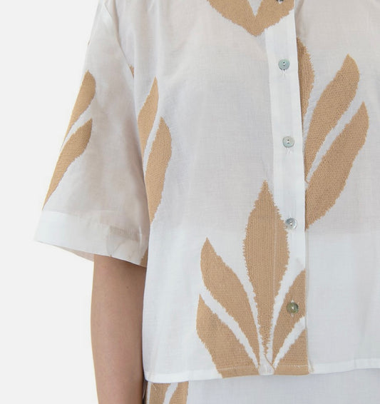 Embroidered Cotton Blouse